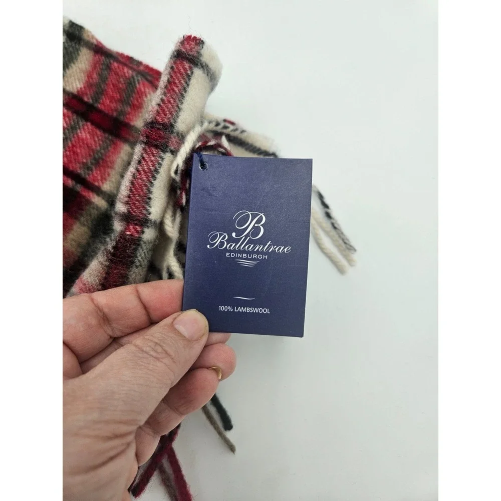 Ballantrae Edinburgh Lambswool‎ Scarf MacDuff Dress Tartan NWT